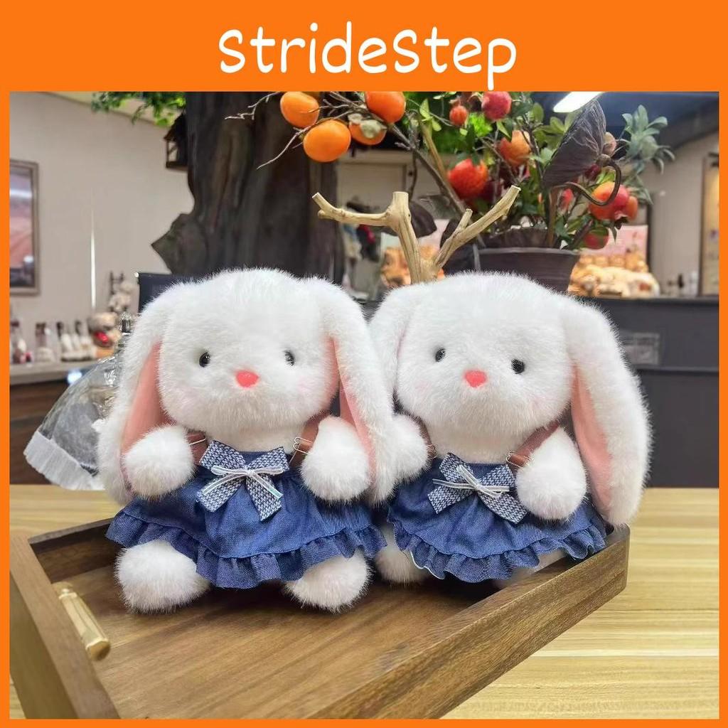 Skirt Rabbit Strap Plush Toy With Bowknot Doll Childrens Toy Holiday Gift