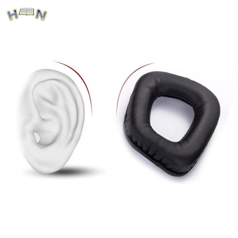 2pcs Ear Pads Earpads Cushions Cover Earmuffs For Logitech G35 G430 G432 G332 G930 F450 Headphone Earpads Headphones Accessories