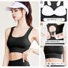 THREEGUN Yoga Wear Sports and Tights for Fitness and Fitness Size Women's Set, Bra, (Black, L)