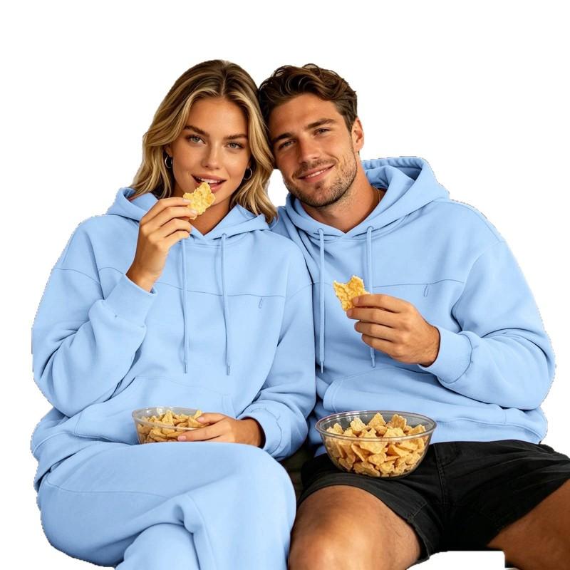 Unisex Fleece Hoodie Long Sleeve Warm Sweatshirt With Pocket Winter