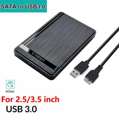 HDD Kasa HDD Muhafazası 2.5 İnç Sabit Disk Kasası 6 Gbps Mobil Harici HDD Kasası PC Dizüstü Bilgisayar için Destek
