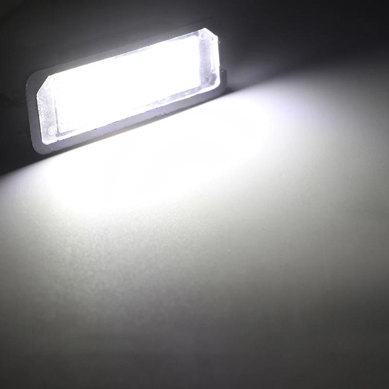 Plate Light Lamp Car Lamp For VW Passat B6 CC Eos Golf 4 5 6 7 MK7 Polo Superb Seat Leon Altea 2pcs LED License Numb