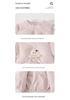 Infant Girls' Lightweight Cartoon Down Jacket - Warm Long Sleeve Outerwear for Autumn/Winter