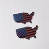 USA Flag Metal Car Sticker for American Trucks & Pickups - Suitable for Fender & Rear Emblem