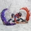 23cm Anime Figures Demon Slayer Kokushibou Vs Tsugikuni Yoriichi Pvc Aciton Figure Model Collection Statue Ornament Toys Gifts