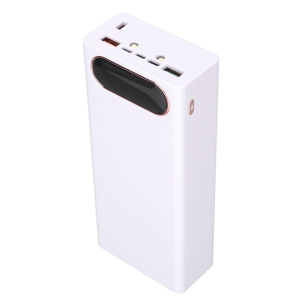L16 16x18650 DIY Powerbank 2 USB-Ausgang 22,5W Schnellladung Batterieboxgehäuse mit LCD-Display und Micro Typ C