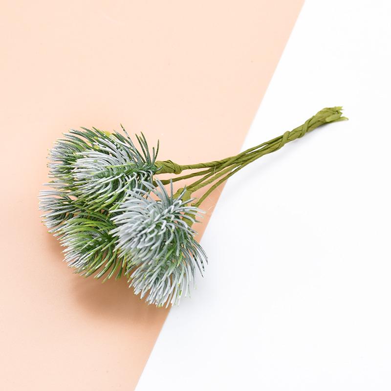 

6шт шелковые цветы для скрапбукинга искусственные растения для украшения дома свадьбы поддельные пластиковые декоративные рождественские венки