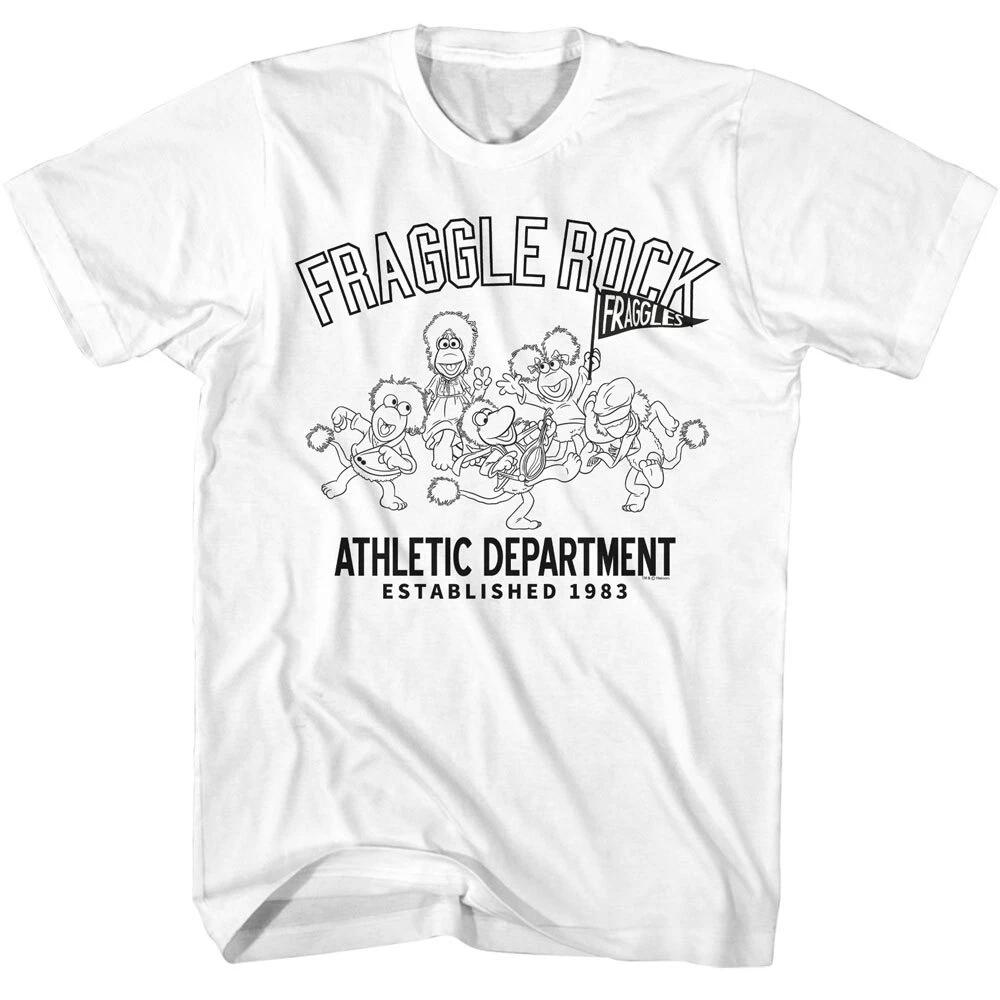 Fraggle Rock Jim Henson Cartoon Fraggles Athletic Dept Est 1983 Men s T Shirt S