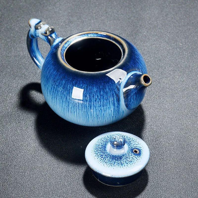 Exquisite Star Glaze Teapot 250ml Ceramic Kung Fu Tea Pot Tea Kettle Teaset Porcelain Teapot Traditional Chinese Teaware