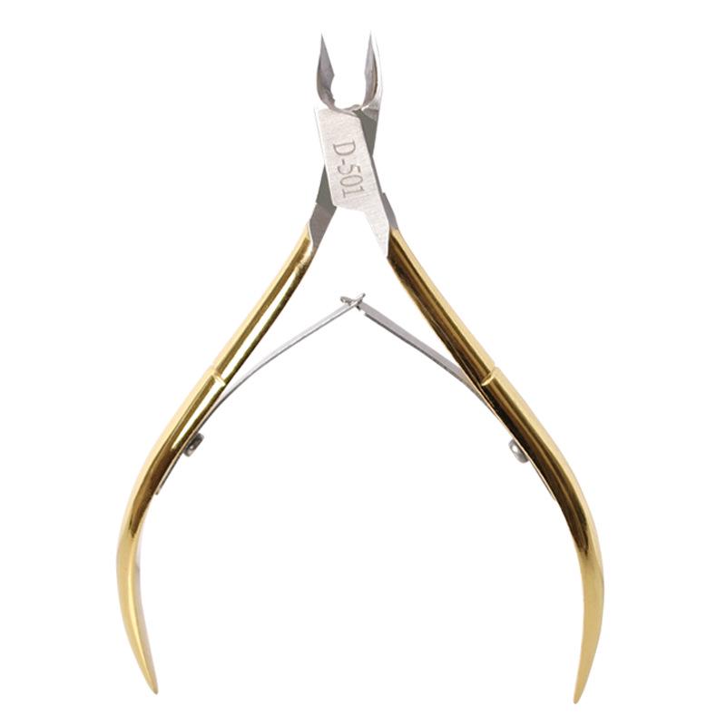Stainless Steel Cuticle Nipper D501 - Sharp Edge Callus & Dead Skin Remover, Nail Art Tool