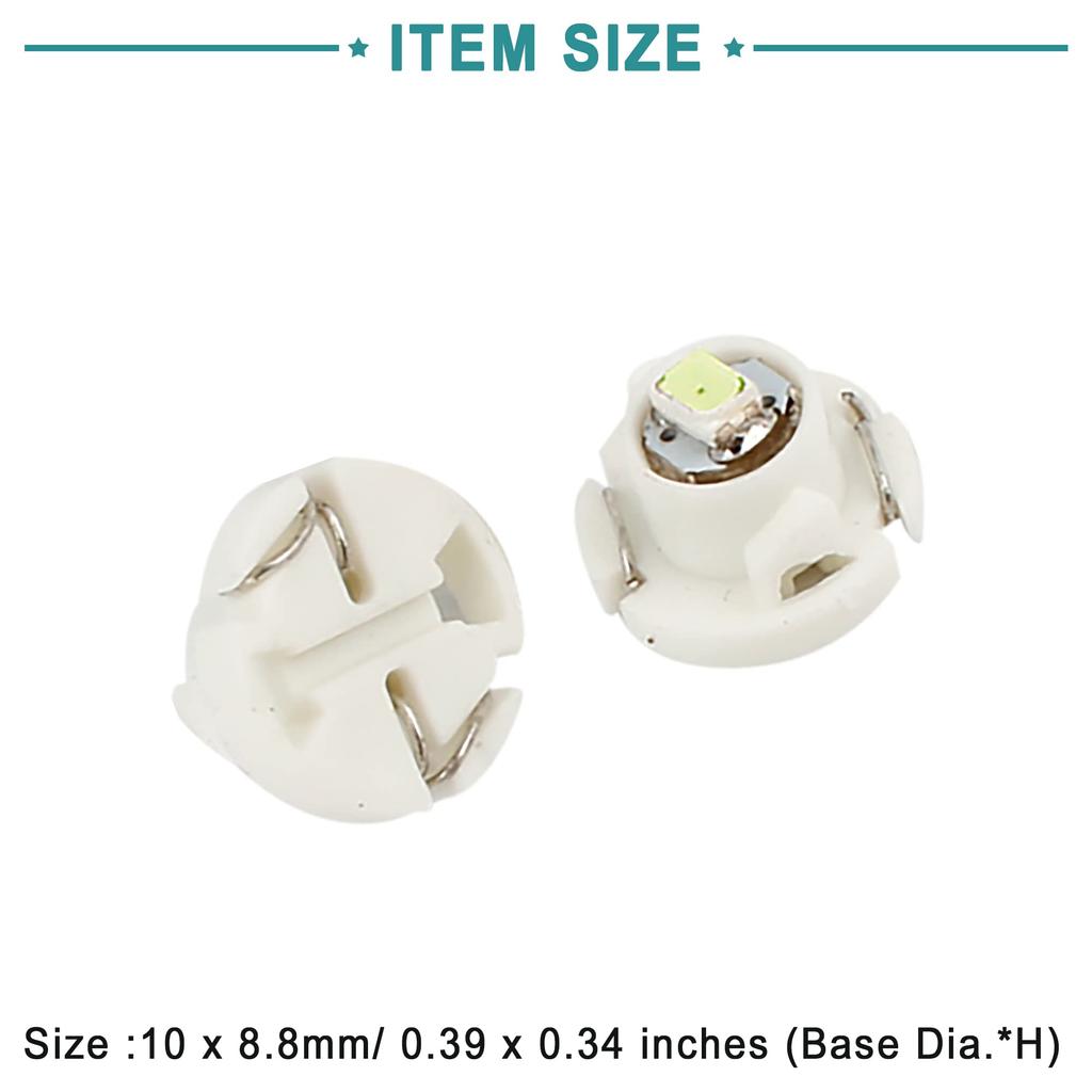 ACROPIX Surface Mount Device T4.2 3020 1 Built-in LED Gauge Panel Light Ice Blue White 10pcs