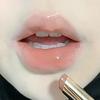 Moisturizing Mirror Water Light Lipstick Clear Nude Brown Glass Gloss Lip Gloss Lasting Non-stick Cup Low Saturation Lipsticks