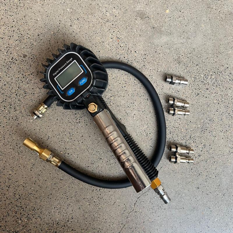High Precision Tire Pressure Gun Digital Display Electronic Pressure Gauge Pumping Meter Digital Pumping Tire Pressure Meter