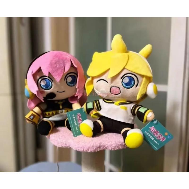 Original 20cm Anime Hatsune Miku Kwayi Fufu Kagamine Len Kagamine Rin Megurine Luka Kaito Gefülltes Kissen Geschenk Puppe Plüschtier