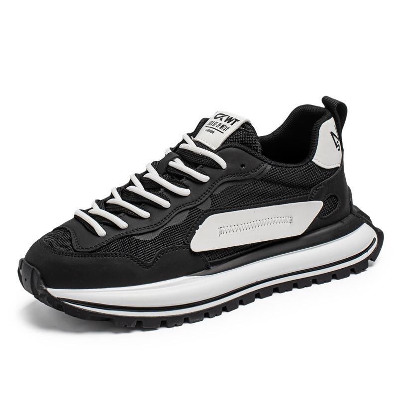 

Four Seasons Trendy Fashion Contrast Color Low-top Mesh Shoes Outdoor Student Lace-up Platform Shoes Korean Version Casual Niche Men s Shoes 39