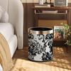 Hemu Cheng High-Capacity Lidless Double-Layer Trash Can for Home and Office