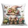 New Watercolor Spring Garden Elf Pillowcase Home Sofa Cushion Pillowcase