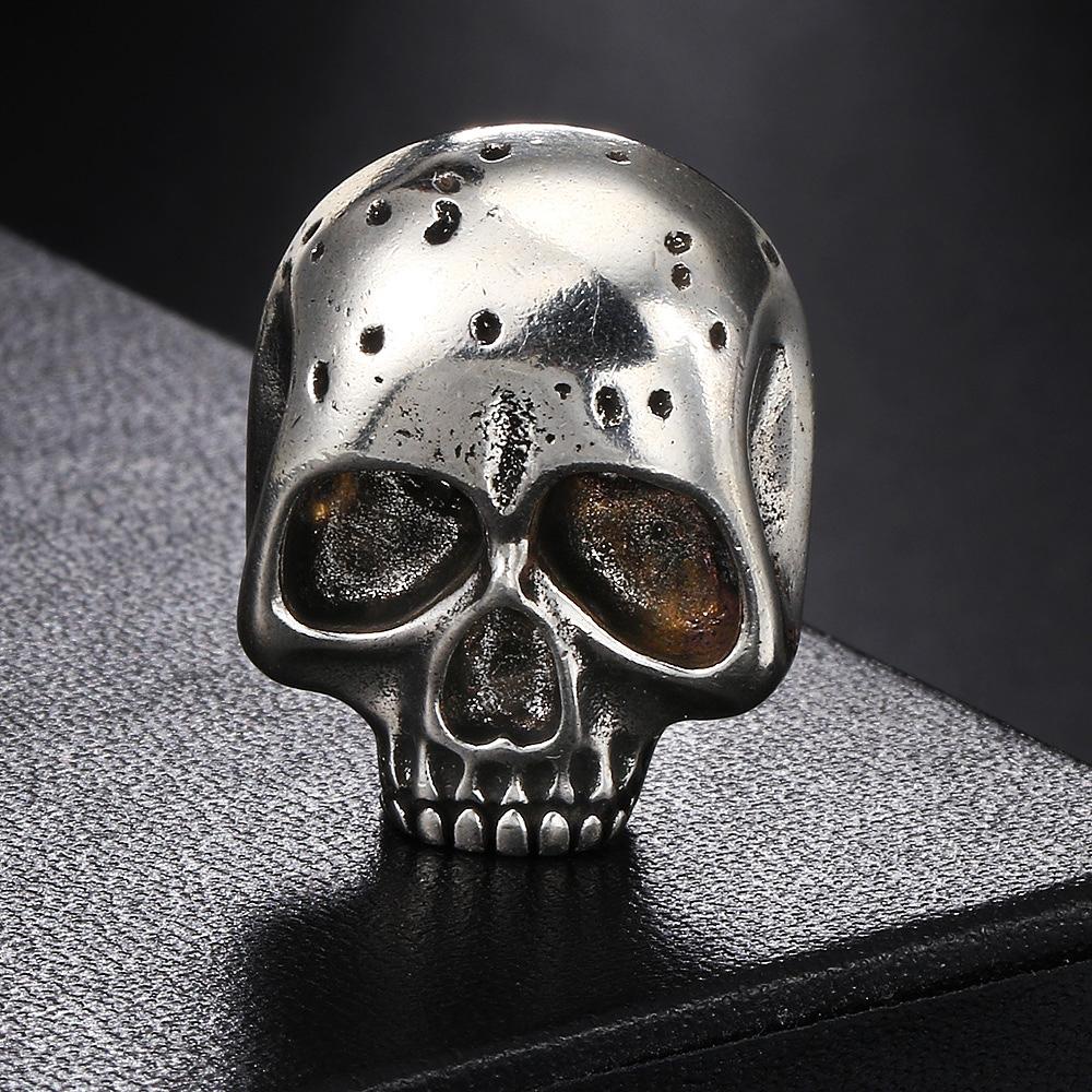 Ghost Head Brooch Gothic Backpack Badge Clothing Accessories Punk Style Skull Bag Pins Fashion Men Women Halloween Gift OHX001