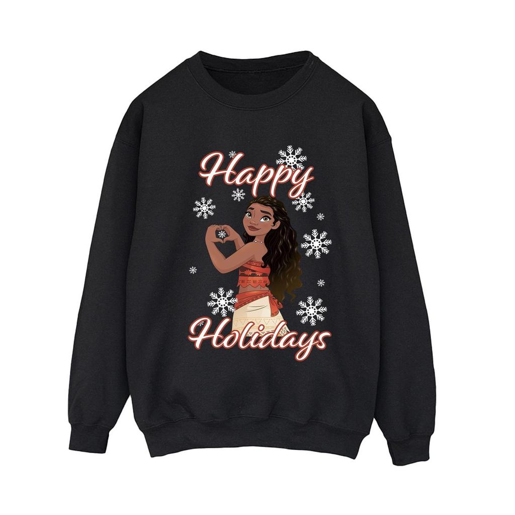 Moana Womens/Ladies Happy Holidays Sweatshirt