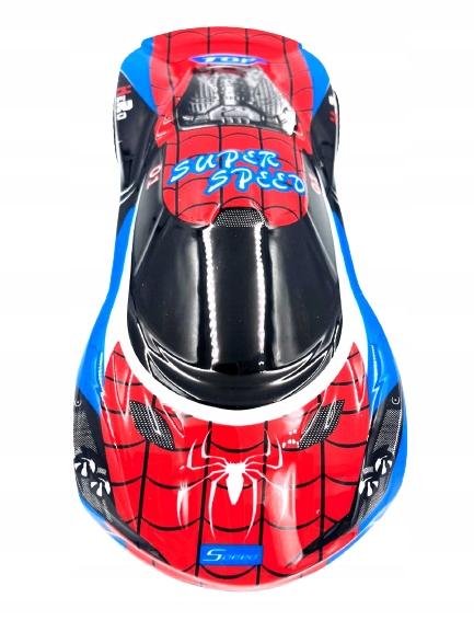Samochód Sportowy Spiderman Zdalnie Sterowany Auto Na Pilota R/C Światła