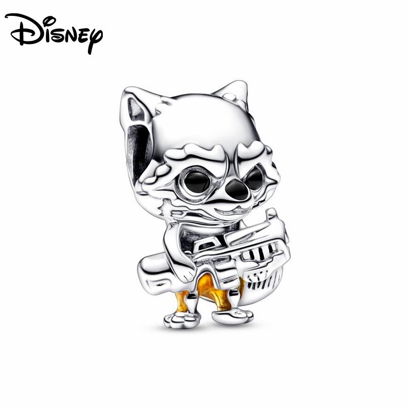 Disney 925 Silver Red Spider Ratatouille Charms Bead Earrings Bracelet Fit Original Bracelets DIY Birthday Jewelry Gift