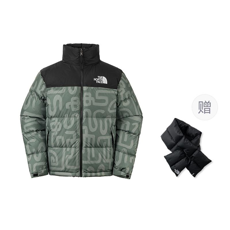 The North Face ICON FW24 Down Jacket Unisex Green NF0A3C8D-88D