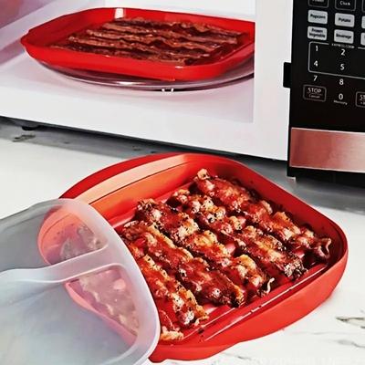 Home Decoration Bowls, Plates and Trays, Suitable for Barbecues and Picnics. Durable Plastic Trays In Exquisite Red Color