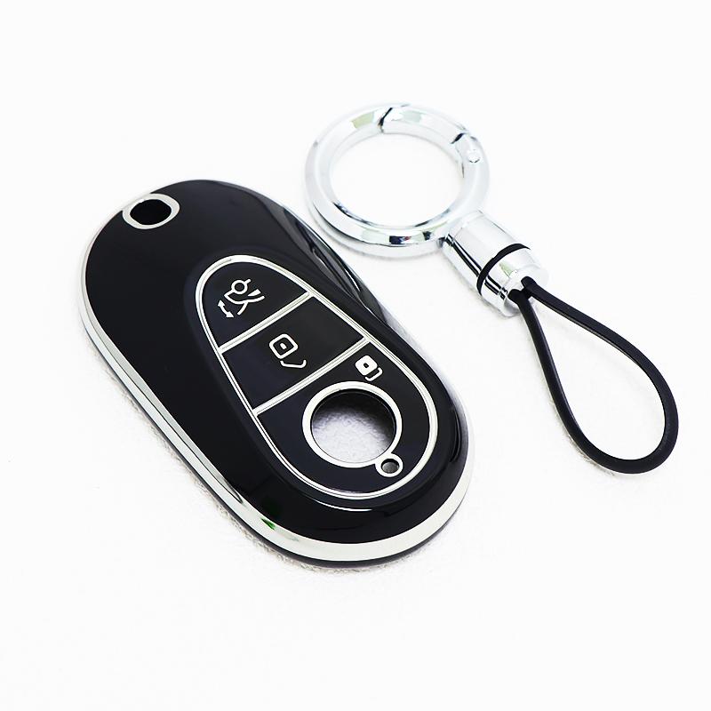 Fashion Style TPU For Mercedes Benz GLA GLB GLC CLA CLS E300 S450 S580 S500 C E S Class W206 W223 W214 Car Key Case Cover