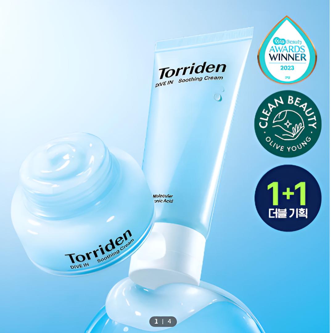 

[Torriden] Dive-In Hyaluronic Acid Soothing Cream Double Set 100ml + 100ml
