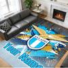 Tapis en Velours Cristal Texte Nom Personnalisé, Tapis de Sol Doux Antidérapant Décoration MaisonLazio FC