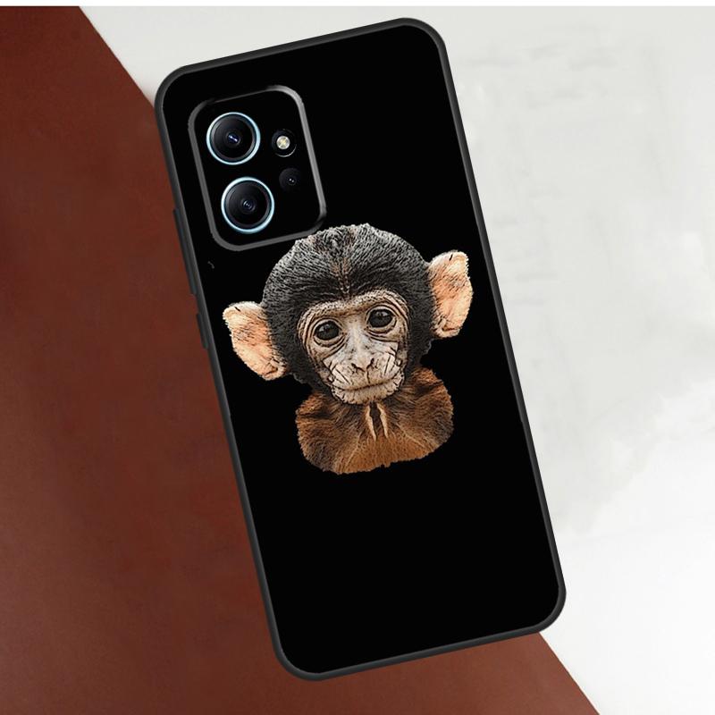 Monkey Gorilla Ape Baby Case For Xiaomi Redmi Note 12 11 10 8 9 Pro 12S 11S 10S 9S Coque For Redmi 12 9C 10C 12C