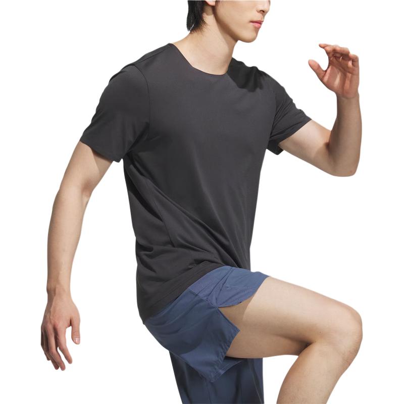 Adidas Climacool Running T Shirt Men's Black/Dark Silver Gray JY7010-
