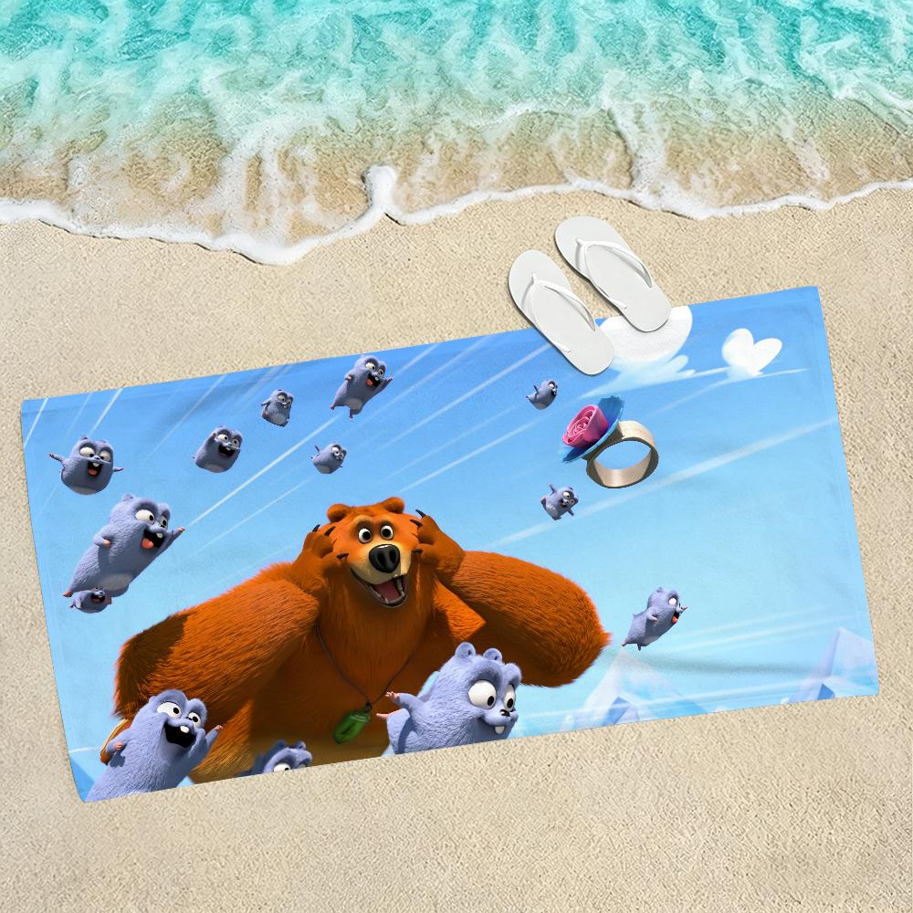 Πετσέτα Grizzy and The Lemmings Πετσέτες Για Παραλίες Στούντιο Γιόγκα Γυμναστήρια Ιαματικές Πηγές Πισίνες Και Πικνίκ