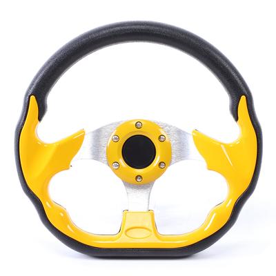 320mm 12.5in Car Sport Steering Wheel with Horn Button Aluminum PVC Universal Accessory
