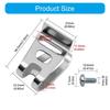 Stainless Steel Tool Belt Clip Secure Fastening Suitable for Workshop and Job Sites Use Safe Convenient Belt Attachment