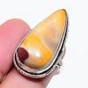 Natural Mookaite Gemstone Handmade 925 Sterling Silver Jewelry Ring Size 6 AR-17680