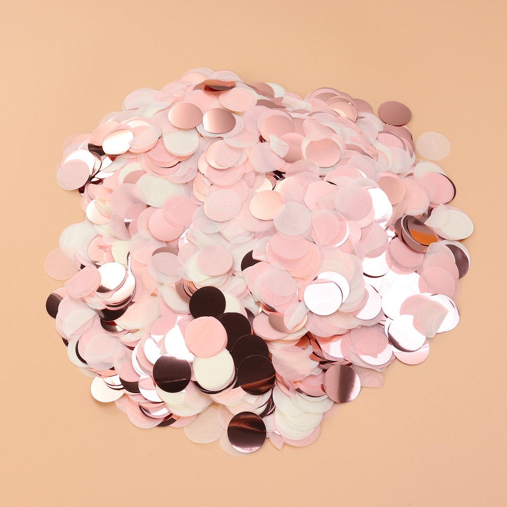 6000Pcs Colorful Round Confetti Wedding Party Decoration 2.5cm Multicolor Paper Sequins Romantic Wedding Supplies