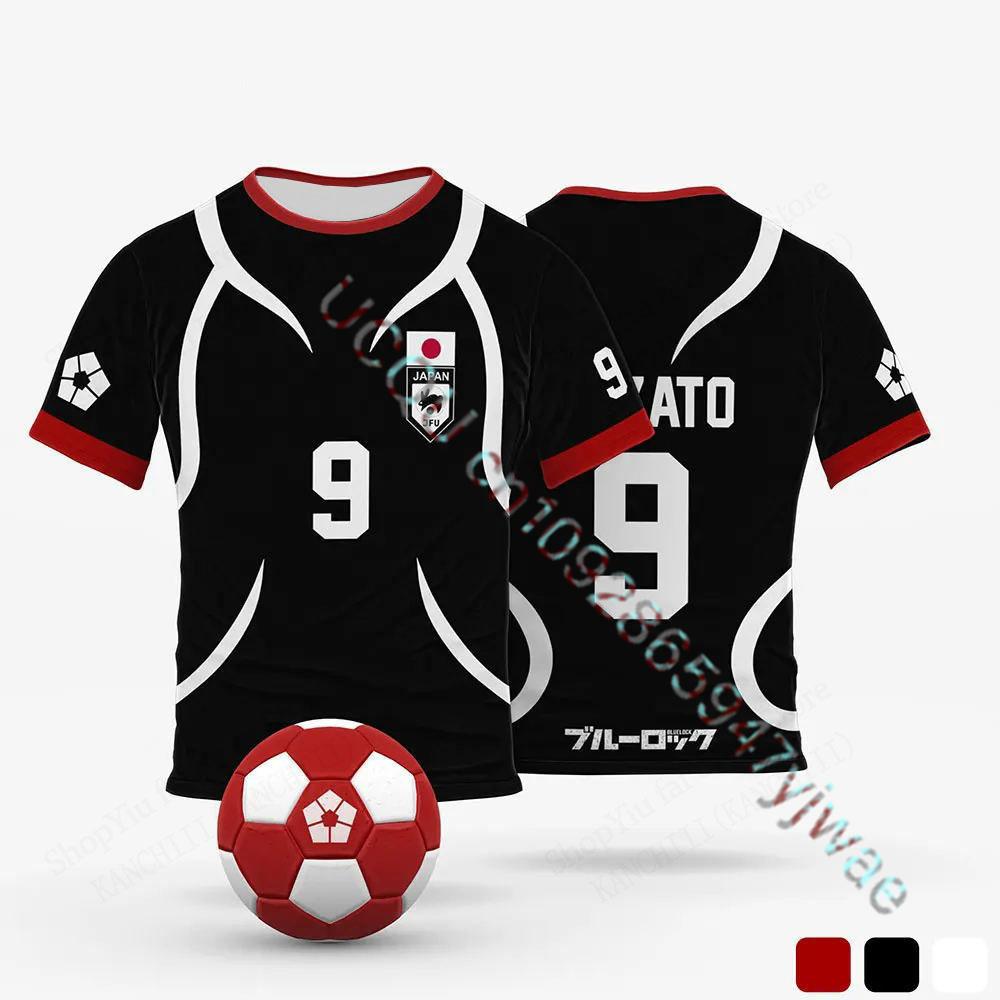 3D Print Sport Moisture-Wicking Breathable Men T-Shirt Japan Anime Itoshi Sae Football Jersey Training Tee Adult T-shirt