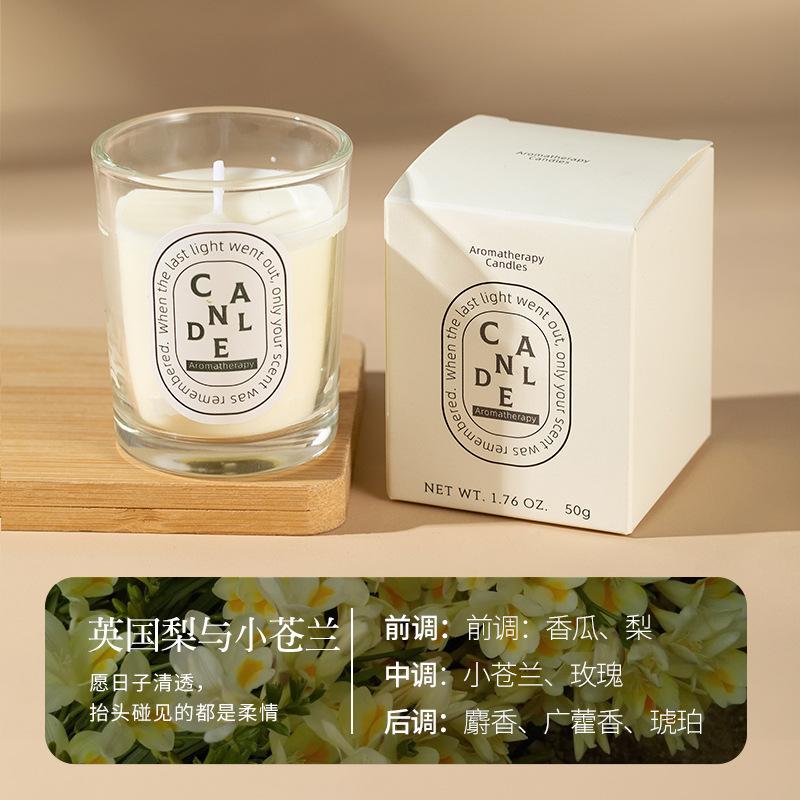 Colorful Aromatherapy Candle Scented for Long-lasting Smokeless Burning To Add Atmosphere and Regulate Mood