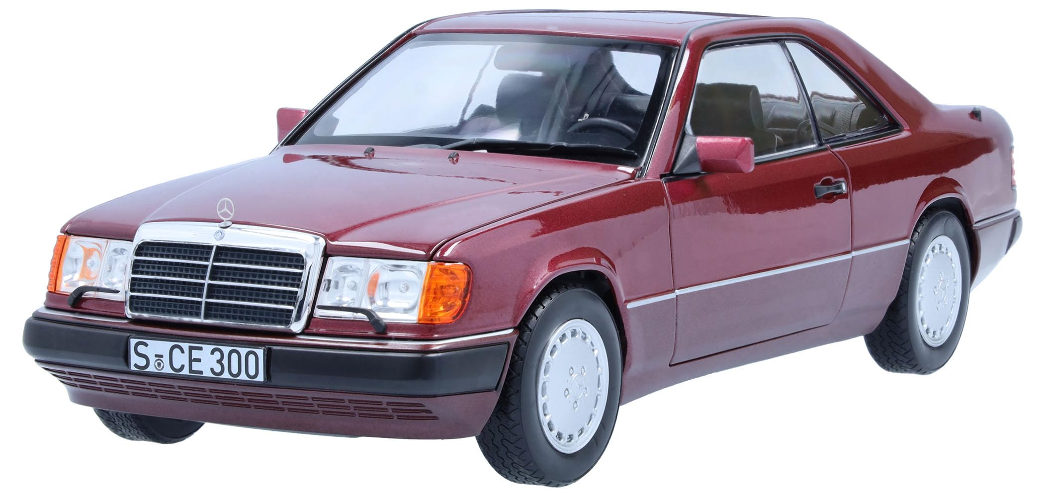 

[Mercedes-Benz Collection] Genuine 300 CE-24 Coupe C124 1/18 scale almandine red