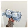 Sweet Plaid Bag, Foreign Style Cute Messenger Bag 2025 New Spring Fresh College Style Shoulder Small Square Bag