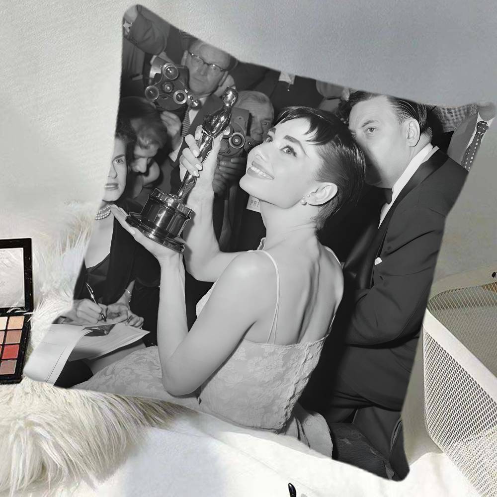 Movie RRoman Holiday Pillow Case Square Pillow Bedroom Sofa Leisure Comfort Cushion Car Home Decoration