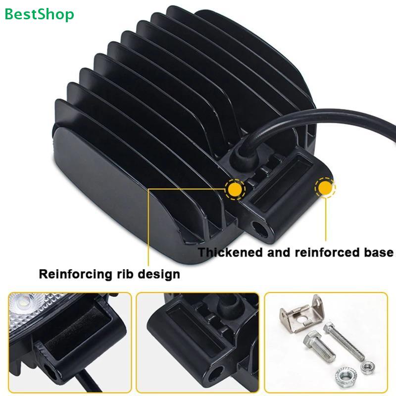 48W LED Work Light - Ultra Bright Off-Road Flood Lamp for Trucks/ATVs/UTVs (Waterproof IP67)