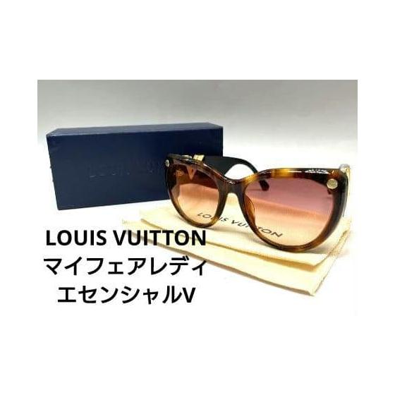 Used Louis Vuitton Sunglasses My Fair Lady Essential V with Accessories Z2347E