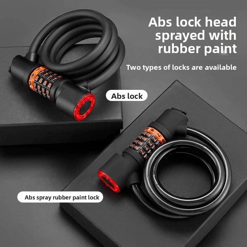 Anti-theft Bicycle Lock with Security Combination for Motorcycle and Scooter