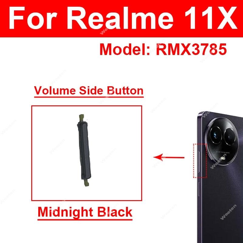 Power-Lautstärketasten für Realme 11 11X Pro 11Pro Plus 5G Power-Lautstärketasten Power-Lautstärketaste Seitenknopf Flexkabel Teile