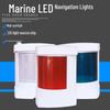 LED Marine Navigatie Signaallichten: Rood bakboord, Groen stuurboord, Witte mastring, Achtersteven waarschuwing