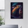 Cute Space Astronaut Capybara Portrait Poster Print Canvas Painting Funny Animal Wall Art For Kid Bedroom Home Decoration