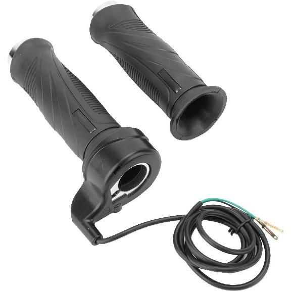 Acouto Electric Throttle, Throttle Handle Grips E-Bike Throttle Handle Accelerator Grips and Grip Cable for Electric Bike Scooter ATV Dirt Bike