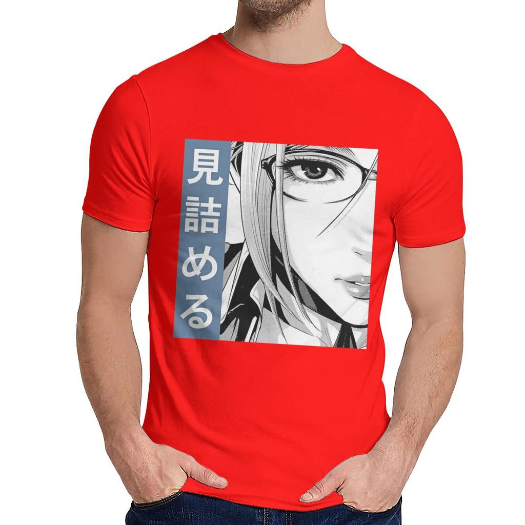 Man S O Neck Prison School Meiko Shiraki Stare Hip Hop T Shirt